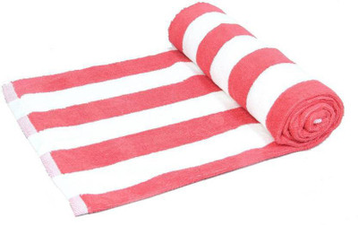 55% OFF on Skumars Love Touch Cotton 430 GSM Bath Towel(Red, White)
