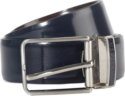

Tommy Hilfiger Men Formal Brown, Blue Genuine Leather Belt