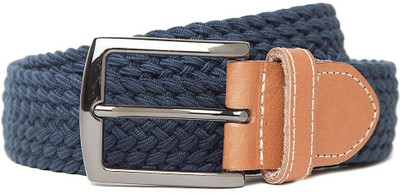 

Flying Machine Men Casual Black Genuine Leather Belt