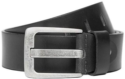 

Flying Machine Men Casual Black Genuine Leather Belt