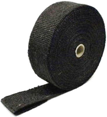 

ACCESSOREEZ Silencer Wrap Bike Exhaust Wrap Heat Shield Bike Length - Black Bike Exhaust Heat Shield