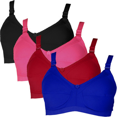 Teeny Bopper Absolute Full Coverage Women Full Coverage Non Padded Bra(Multicolor)