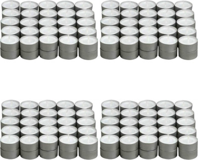 

Lata Pure Paraffin Wax Tealight Candles 200 Candle(White, Pack of 200)
