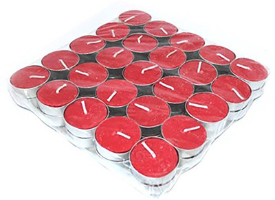 

Gidwani International Floral Fragrance Tea-Light Candles (Red, Pack of 12) Candle(Red, Pack of 1)