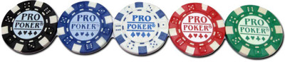 Kids Mandi 11.5 Gms 500 Pcs Round Ceramic Pro Poker Chips(Multicolor)