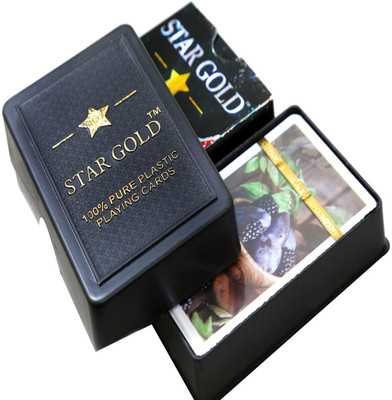 

Vinmar 100% Plastic Playing Cards(Black)