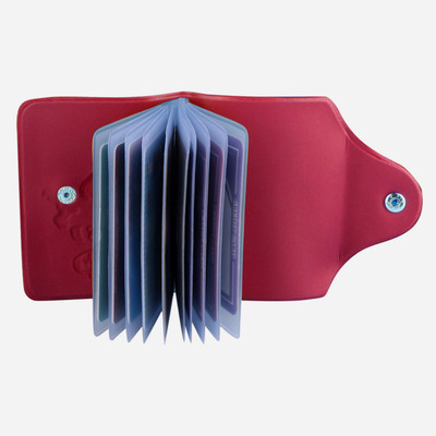 

Bovi,s Red-card-holder-02 10 Card Holder(Set of 1, Red)