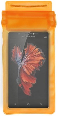 ACM Pouch for Videocon Graphite1 V45ED WaterProof Bag(Orange, Waterproof, Silicon, Pack of: 1)