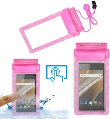 ACM Pouch for Swipe Neo Power WaterProof Bag(Pink, Waterproof, Silicon, Pack of: 1)