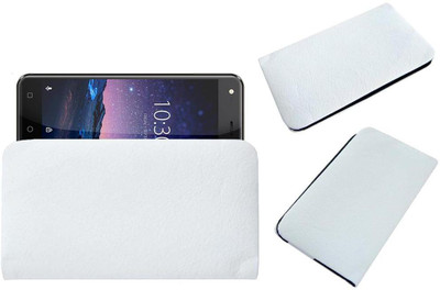 ACM Pouch for Karbonn K9 Smart Grand Handpouch Case(White, Cases with Holder, Pack of: 1)