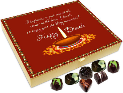 

Chocholik Diwali Gift Box - Enjoy Diwali With Sparkling Moments Chocolate Box - 20pc Truffles(240 g)