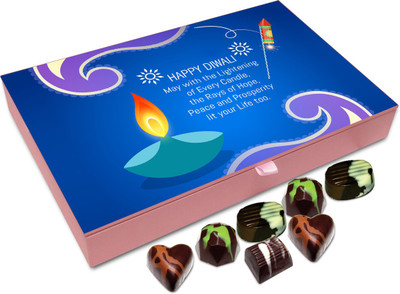23 Off On Chocholik Diwali Gift Box May This Diwali Lit Your Life Chocolate Box 12pc Truffles 144 G On Flipkart Paisawapas Com