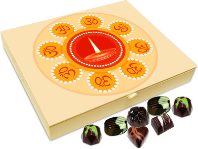 

Chocholik Diwali Gift Box - Have A Calm And Nature Friendly Diwali Chocolate Box - 20pc Truffles(240 g)