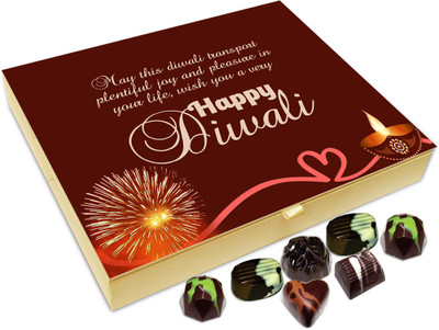 

Chocholik Diwali Gift Box - Wish You A Very Harmonious Diwali Chocolate Box - 20pc Truffles(240 g)