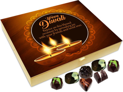 

Chocholik Diwali Gift Box - Have A Beautiful And Pollution Free Diwali Chocolate Box - 20pc Truffles(240 g)