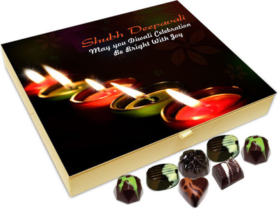 

Chocholik Diwali Gift Box - May Your Diwali Celebration Be Bright With Joy Chocolate Box - 20pc Truffles(240 g)