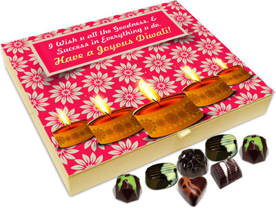 

Chocholik Diwali Gift - This Diwali Wish You Sparkling Moments Chocolate Box - 20pc Truffles(240 g)