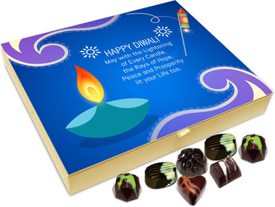 

Chocholik Diwali Gift Box - May This Diwali Lit Your life Chocolate Box - 20pc Truffles(240 g)