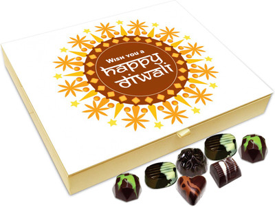 

Chocholik Diwali Gift Box - Wish You A Very Happy Deepavali Chocolate Box - 20pc Truffles(240 g)