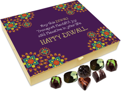 

Chocholik Diwali Gift Box - May This Diwali Transport Plentiful Joy Into Your Life Chocolate Box - 20pc Truffles(240 g)