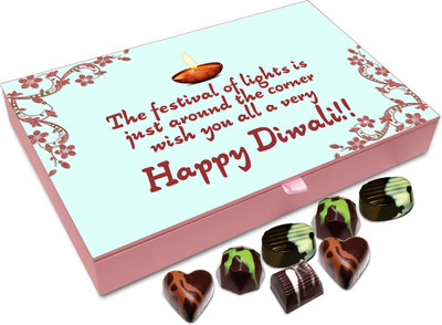 

Chocholik Diwali Gift Box - Have An Amazing Night This Diwali Chocolate Box - 12pc Truffles(144 g)