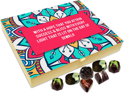 

Chocholik Diwali Gift - Have A Successful And Joyful Diwali Chocolate Box - 20pc Truffles(240 g)