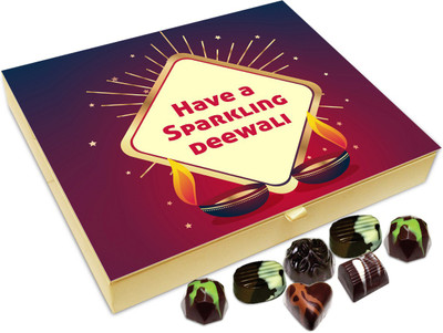 

Chocholik Diwali Gift Box - Diwali Is A Carnival Of Goodness Enjoy Chocolate Box - 20pc Truffles(240 g)