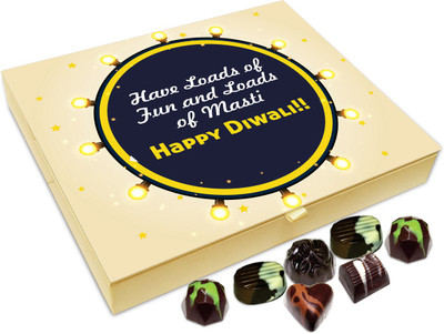 

Chocholik Diwali Gift Box - Have Loads Of Fun And Enjoyment On Diwali Chocolate Box - 20pc Truffles(240 g)