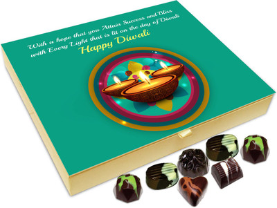

Chocholik Diwali Gift - I Wish You Attain Lots Of Success This Diwali Chocolate Box - 20pc Truffles(240 g)