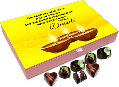 23 Off On Chocholik Diwali Gift Box The Deepavali Festival Is Full Of Delight Chocolate Box 12pc Truffles 144 G On Flipkart Paisawapas Com