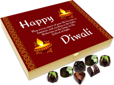 

Chocholik Diwali Gift Box - May Every Part Of Your Life Becomes Luminous This Diwali Chocolate Box - 20pc Truffles(240 g)