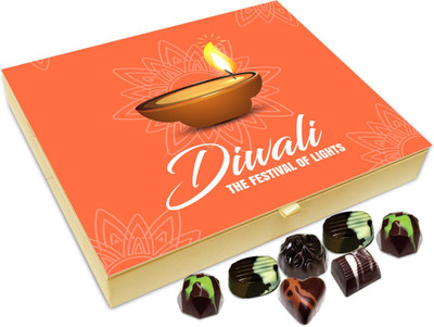 

Chocholik Diwali Gift Box - Diwali The Most Awaited Festival Chocolate Box - 20pc Truffles(240 g)