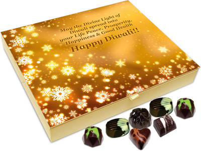 

Chocholik Diwali Gift Box - May This Diwali Bring You Lots Of Good Health Chocolate Box - 20pc Truffles(240 g)