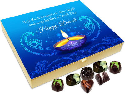 

Chocholik Diwali Gift - Wish Each Moment Of Your Day Be Like Diwali Chocolate Box - 20pc Truffles(240 g)