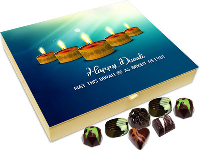 

Chocholik Diwali Gift - May This Deepawali Be As Bright As Ever Chocolate Box - 20pc Truffles(240 g)
