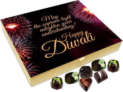 

Chocholik Diwali Gift Box - Have An Amazing Deepawali Chocolate Box - 20pc Truffles(240 g)