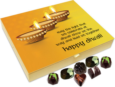 

Chocholik Diwali Gift Box - May The Deepawali Light Lead Us Together Chocolate Box - 20pc Truffles(240 g)