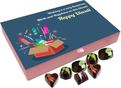 

Chocholik Diwali Gift Box - Wishing You Lots Of Smile And Success This Diwali Chocolate Box - 12pc Truffles(144 g)