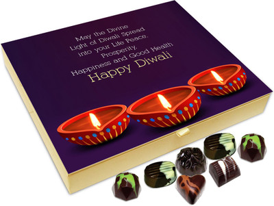

Chocholik Diwali Gift - Wishing You Good Health On Diwali Chocolate Box - 20pc Truffles(240 g)