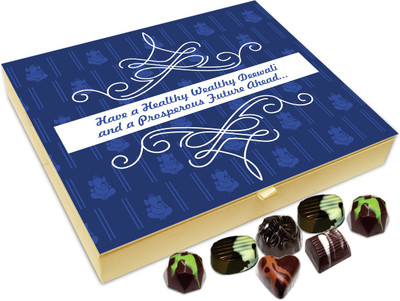 

Chocholik Diwali Gift - Endless Prosperity, Endless Joy, On This Diwali Happy Diwali! Chocolate Box - 20pc Truffles(240 g)