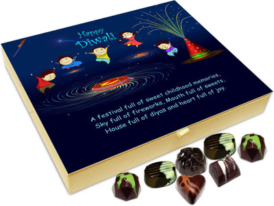 

Chocholik Diwali Gift - The Festival Of Diwali Is Full Of Fireworks And Sweets Chocolate Box - 20pc Truffles(240 g)