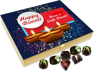 

Chocholik Diwali Gift - Beauty Of Diwali Fill Your Home With Happiness Chocolate Box - 20pc Truffles(240 g)