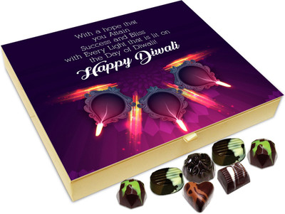 

Chocholik Diwali Gift - Wish You Achieve A Lot Of Success On Diwali Chocolate Box - 20pc Truffles(240 g)
