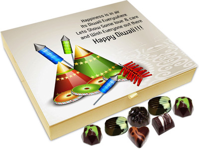 

Chocholik Diwali Gift Box - Have A Rocking Diwali Chocolate Box - 20pc Truffles(240 g)