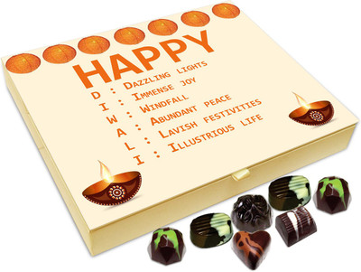 

Chocholik Diwali Gift Box - Have A Dazzling Diwali Chocolate Box - 20pc Truffles(240 g)