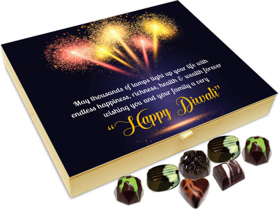 

Chocholik Diwali Gift - On This Diwali May Thousands Of Lamps Light Up Your Life Chocolate Box - 20pc Truffles(240 g)