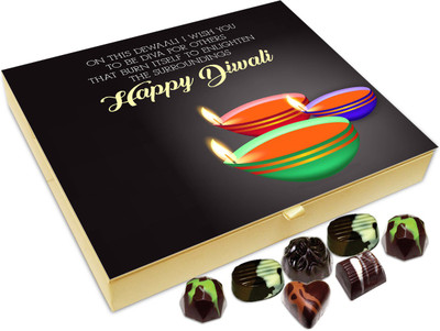 

Chocholik Diwali Gift - Enjoy This Diwali With Awesomeness Chocolate Box - 20pc Truffles(240 g)