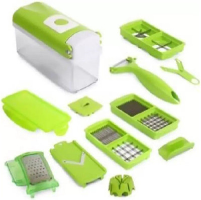 

Kumar Retail NICER DICER PLUS VEGETABLE Chopper (Green) Chopper(1 X Nicer Dicer Plus)