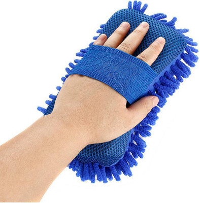 

ACCESSOREEZ Microfiber gloves Wet and Dry Glove(Medium)