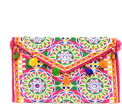 

Art Godaam Party Multicolor Clutch